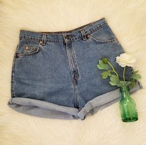Vintage Levi's Orange Tab Jean Shorts